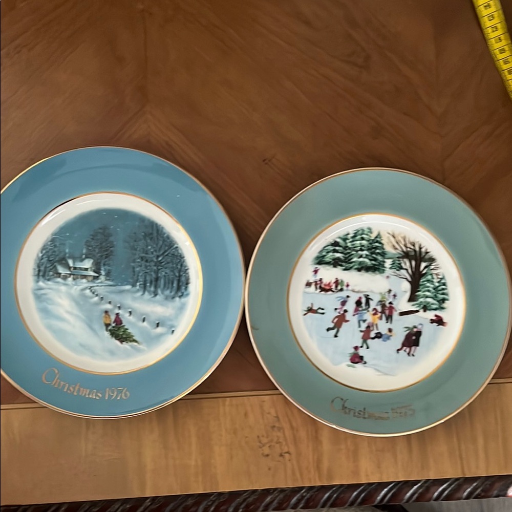 Vintage Christmas Collector Plates